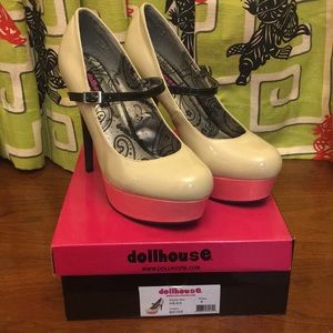 Dollhouse Hexa Colorblock Mary Jane Platforms